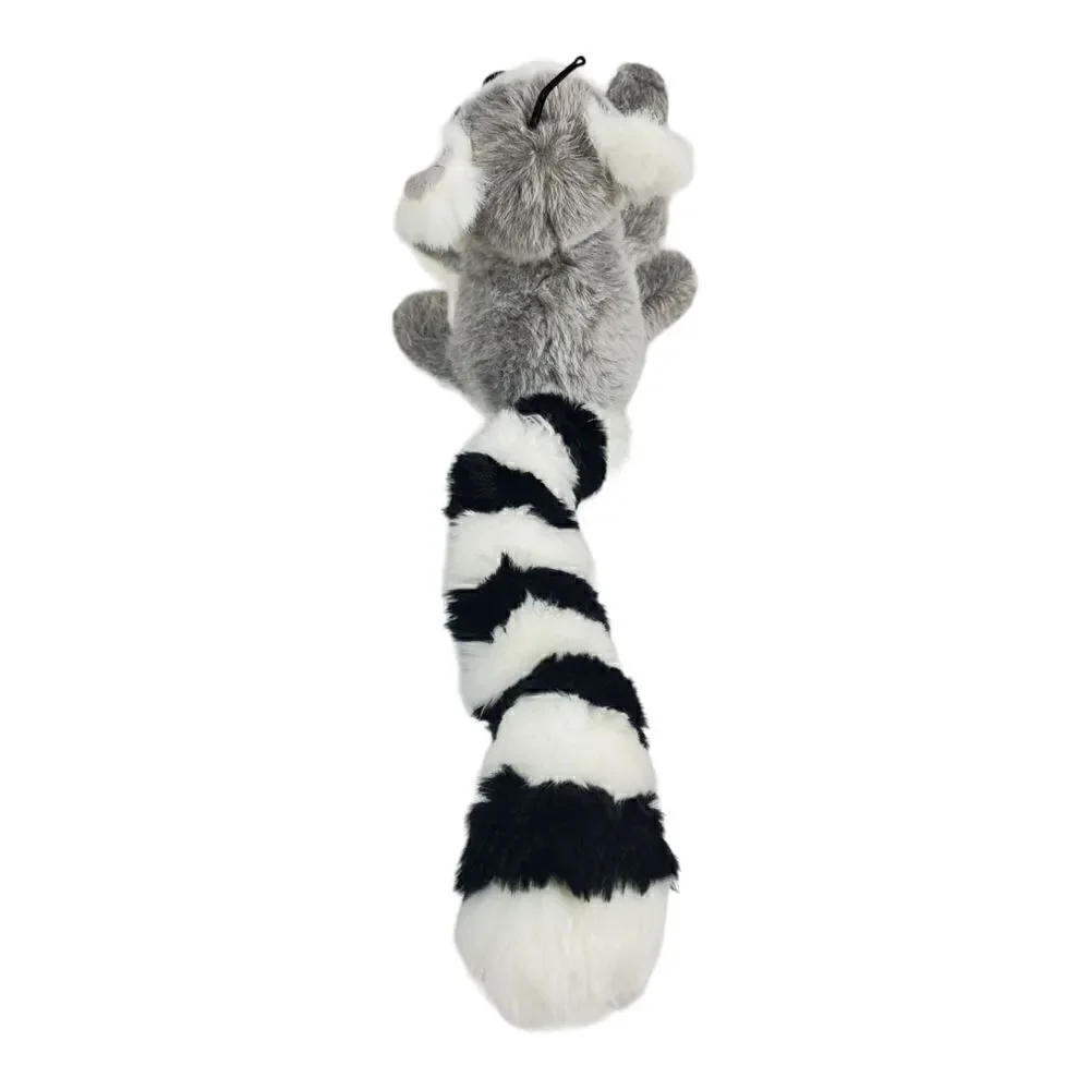 Vo-Toys Ring Tailed Lemur Plush Long Tail Gray Stuffed Animal Toy Lovey Squeaks